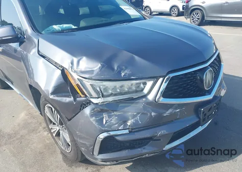 2017 Acura Mdx из США, поврежденный, VIN 5FRYD4H39HB040702